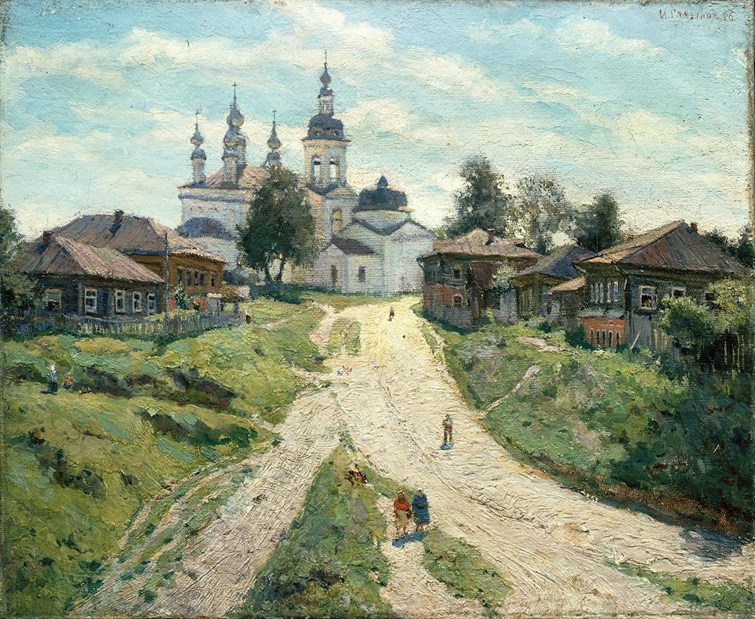 Плес. Церковь - Галерея Ильи Глазунова