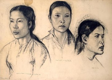 И.С. Глазунов. Вьетнамские девушки