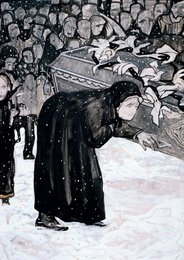 Старуха у гроба