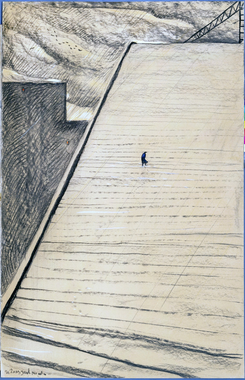 Лестница. Автопортрет