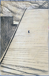 Лестница. Автопортрет