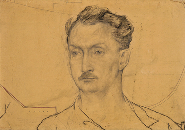 Портрет поэта Бориса Абрамовича Слуцкого