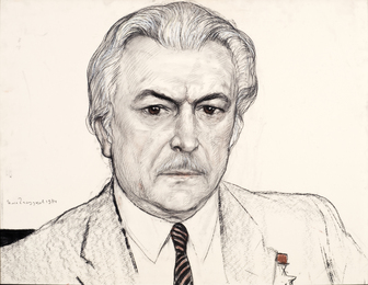 Портрет режиссера С.Ф. Бондарчука