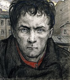 Верховенский и Лямшин. Иллюстрация к роману Ф. М. Достоевского «Бесы»