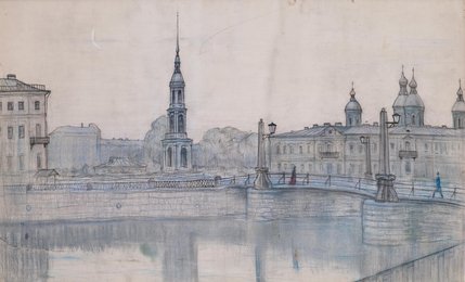 Дом Шатова.  Иллюстрация к роману Ф. М. Достоевского «Бесы»