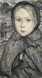 Свидание.Иллюстрация к повести Ф. М. Достоевского «Белые ночи»