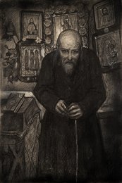 Настасья Филипповна.  Иллюстрация к роману Ф. М. Достоевского «Идиот». Вариант-повторение работы 1956 года